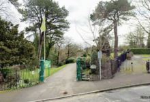 The entrance to Alexandra Park in Penarth. Image by Google Street View.