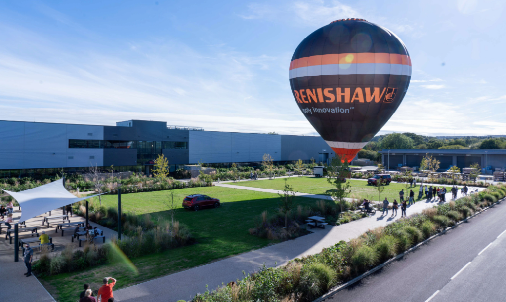 Renishaw’s balloon was there for the open day.