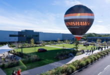 Renishaw’s balloon was there for the open day.
