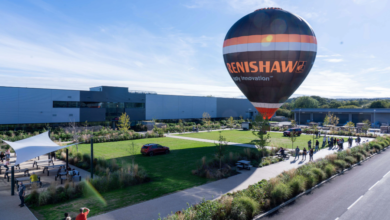 Renishaw’s balloon was there for the open day.